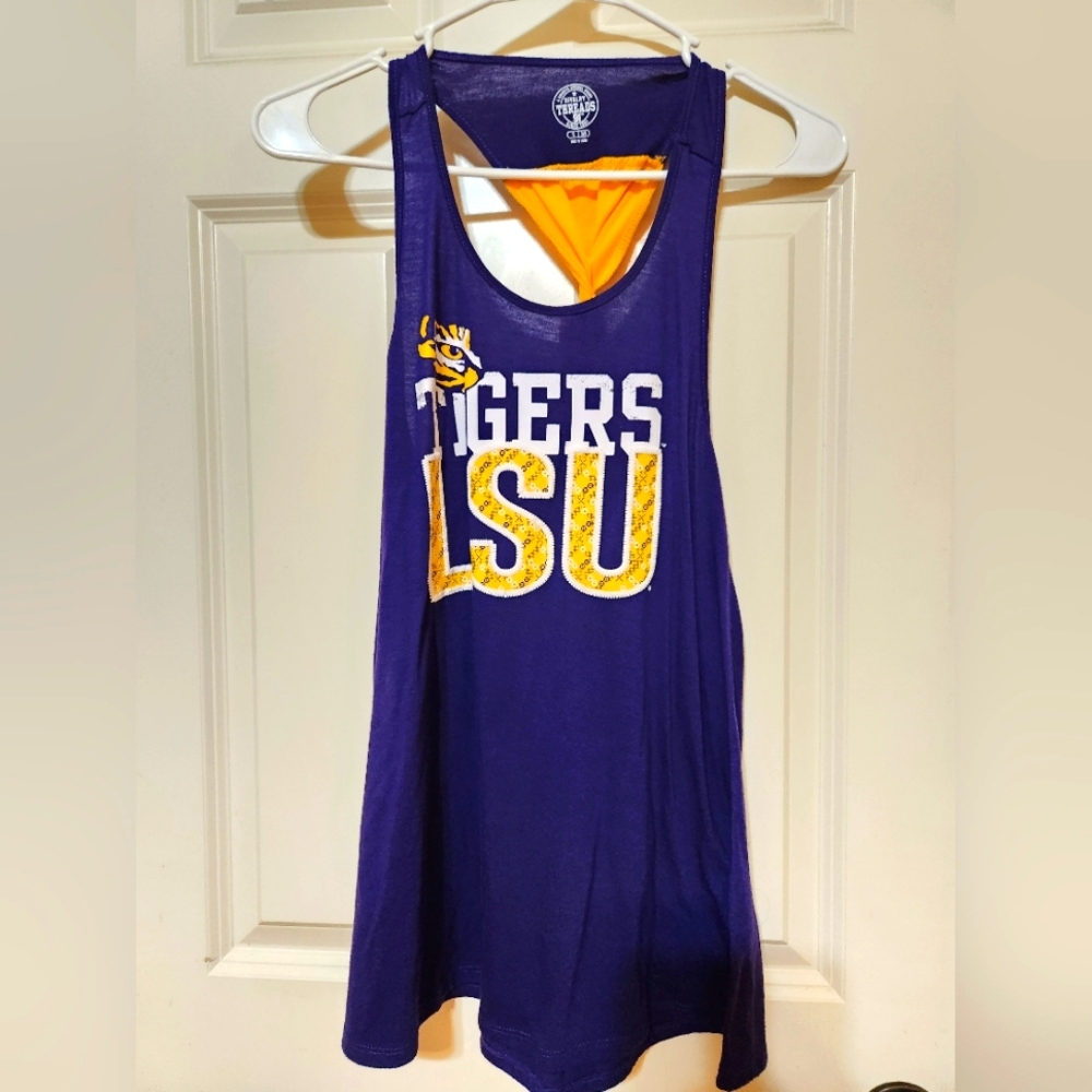 Super Cute Ladies LSU Tigers Tank Top Sz S